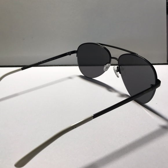 REACTION KENNETH COLE BLACK AVIATOR SUNGLASSES - Picture 9 of 16